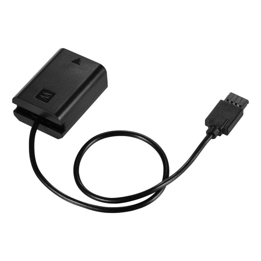 NP-FW50 Dummy Battery Power Adapter Cable Compatible