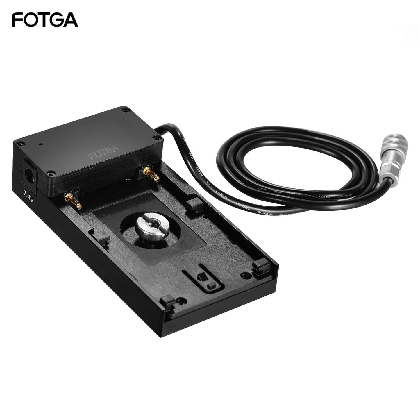 FOTGA Battery Power Supply Plate Mount System Compatible - Straight Cord