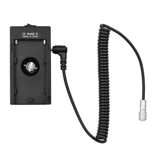 NP-F970 F750 Battery Plate Holder Adapter + BMPCC