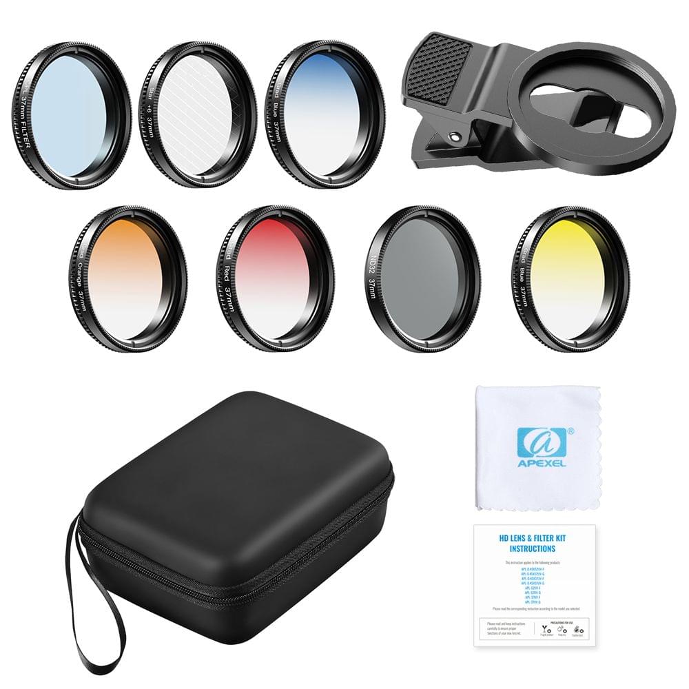 Uniqkart APL-37UV-7G Professional 7in1 Phone Graduated Lens