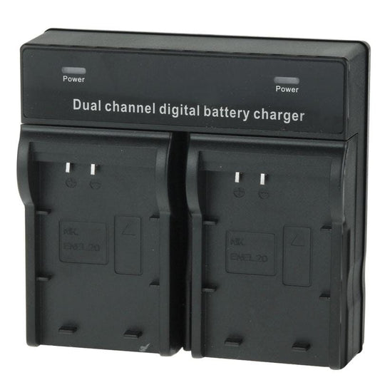 8.4V Dual Channel Digital Battery Charger for Nikon ENEL 20