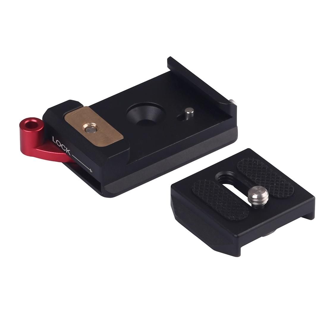 WARAXE 1633 Lock Knob Arca-Swiss Standard Quick Release Plate Clamp (Black)