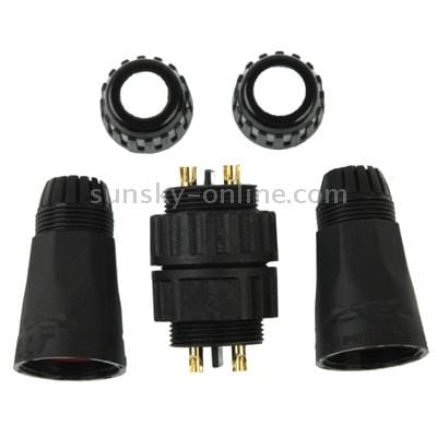 IP68 Shielded 2 Pin M22 Waterproof Connector, Cable Diameter: 6.5-8.5mm