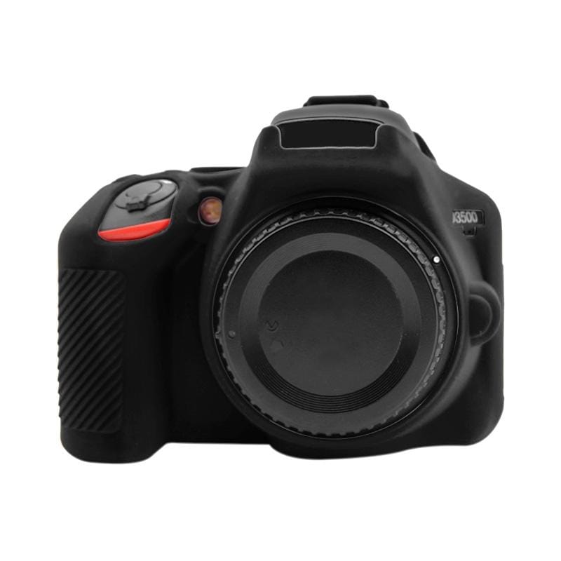 PULUZ Soft Silicone Protective Case for Nikon D3500 (Red)