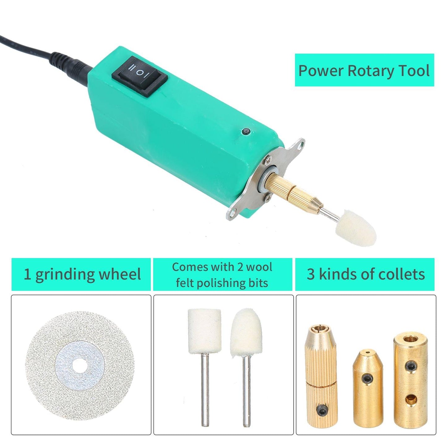 AC110V-220V / 3.5W Power Rotary Tool Handheld Electric Glue - EU Plug