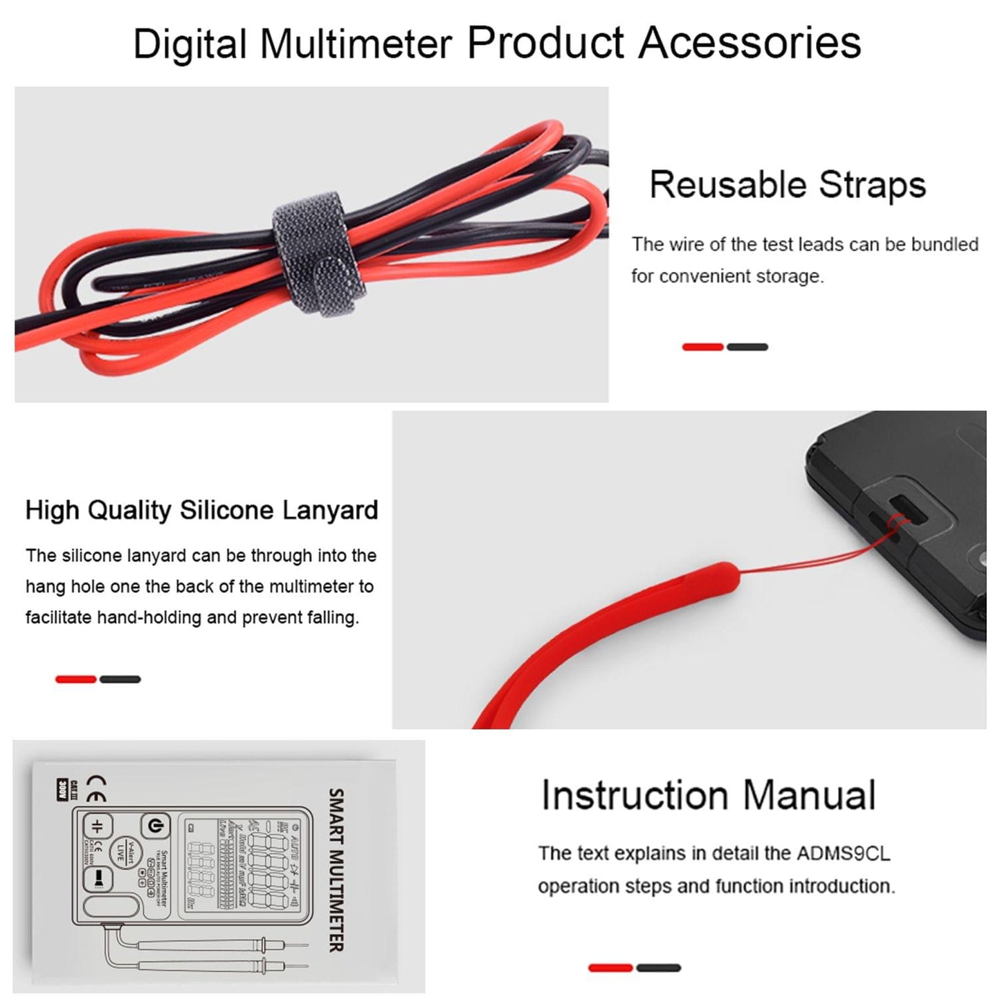 Bside 9999 Counts Smart Multimeter True RMS Digital