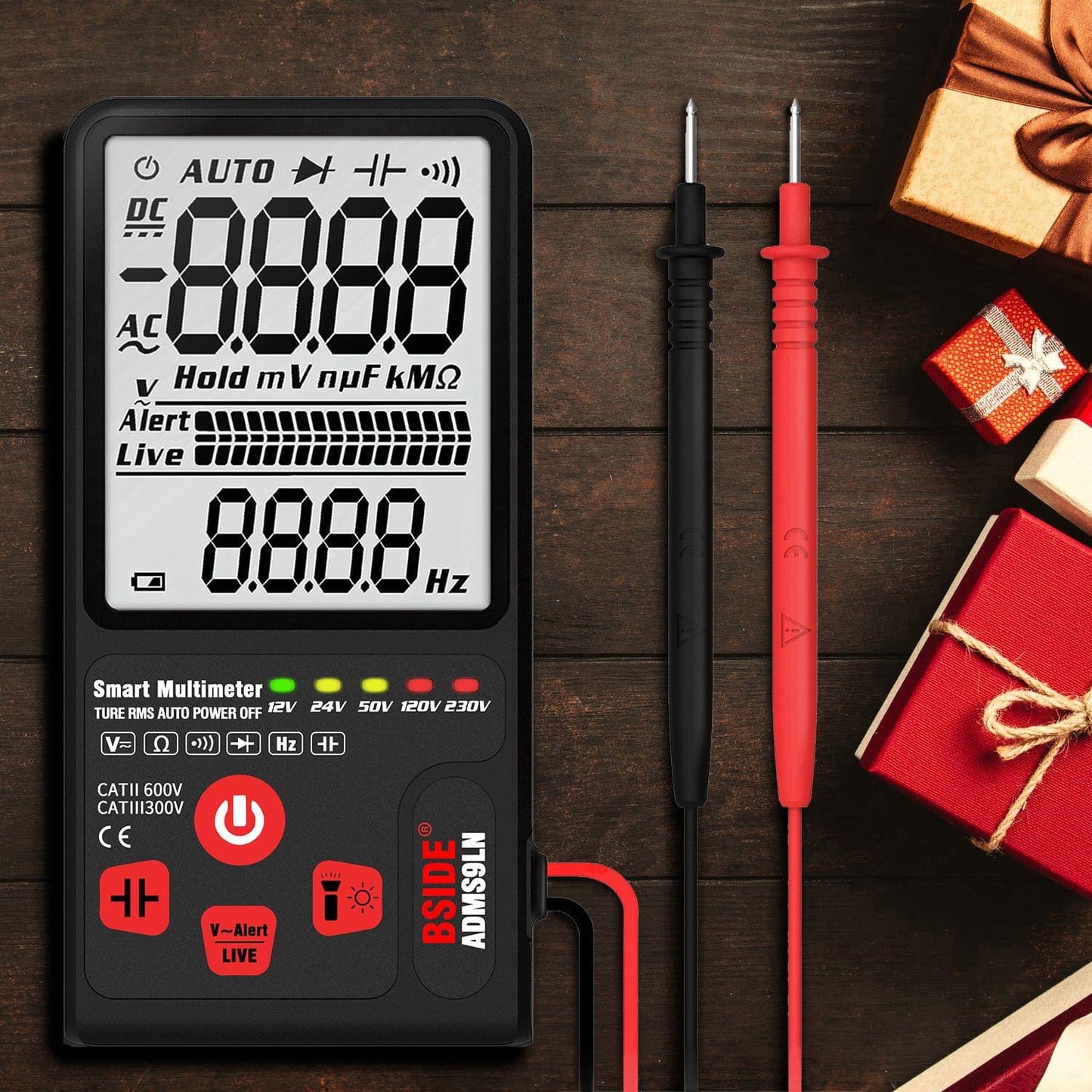 Bside 9999 Counts Smart Multimeter True RMS Digital