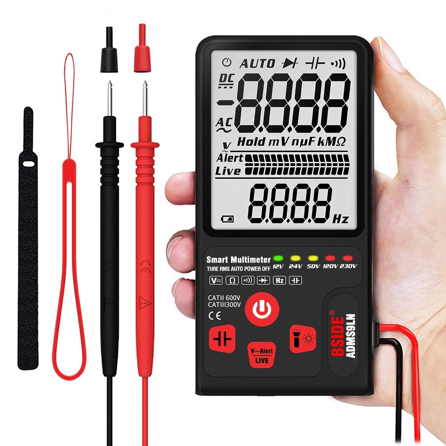 Bside 9999 Counts Smart Multimeter True RMS Digital