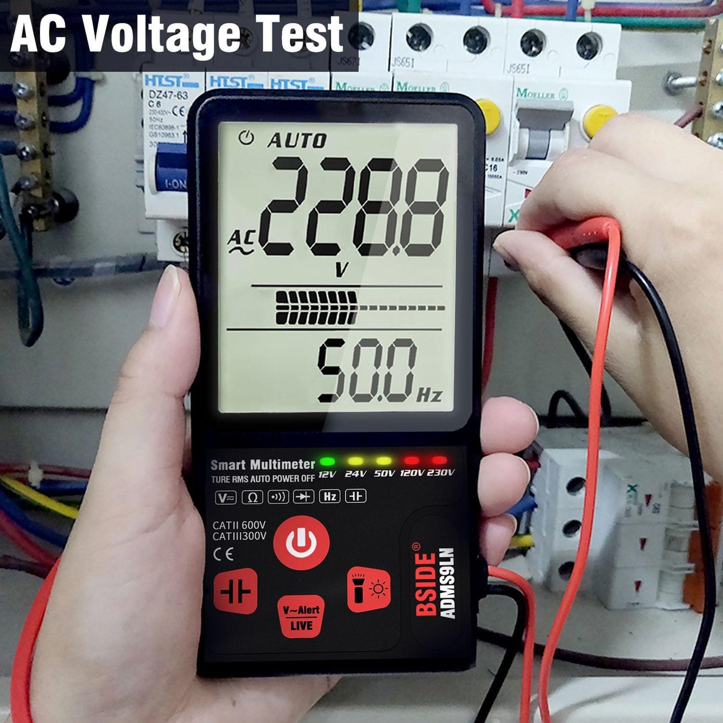 Bside 9999 Counts Smart Multimeter True RMS Digital