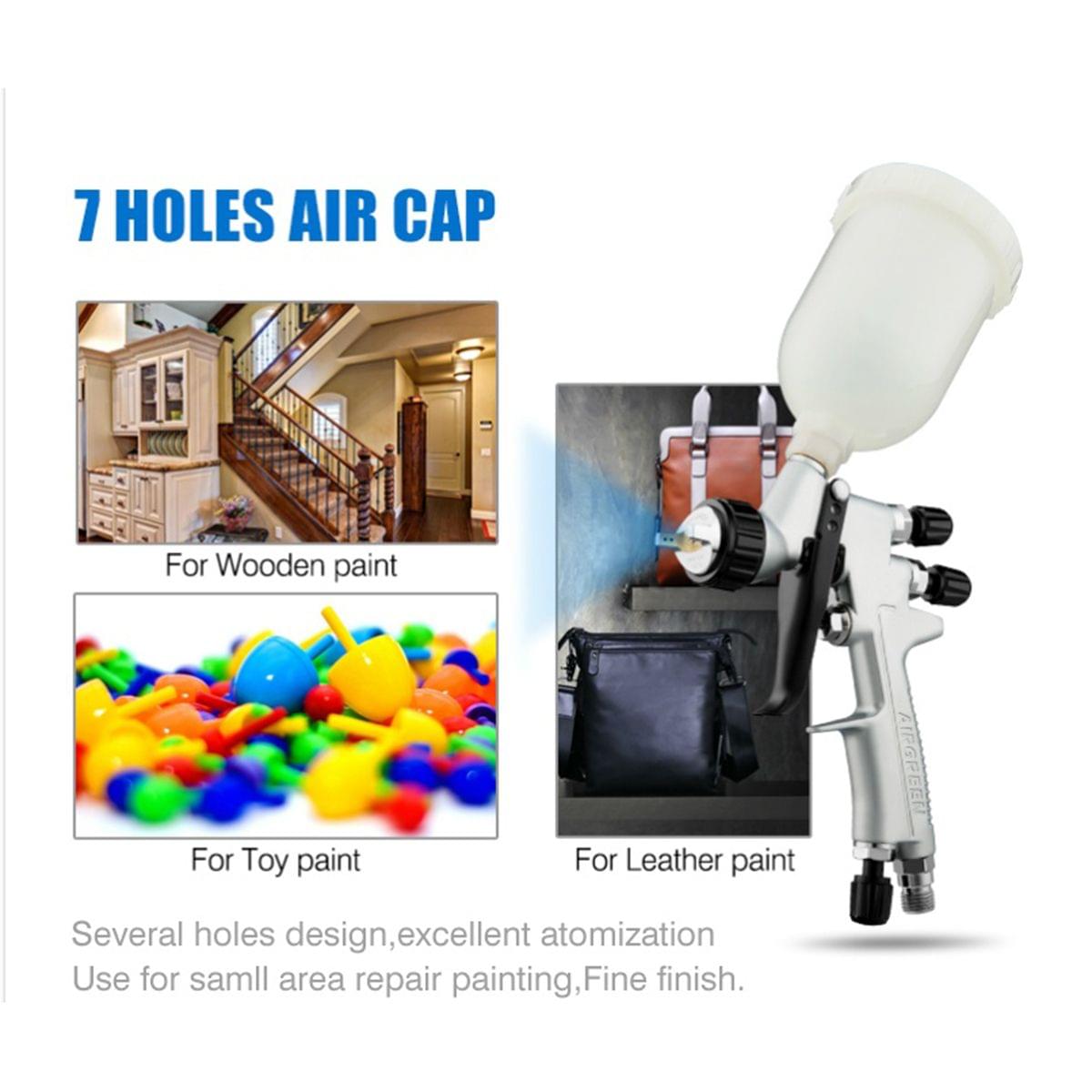 1.0mm HVLP Air Mini Gelcoat Spray Gun Painting  for Cars,