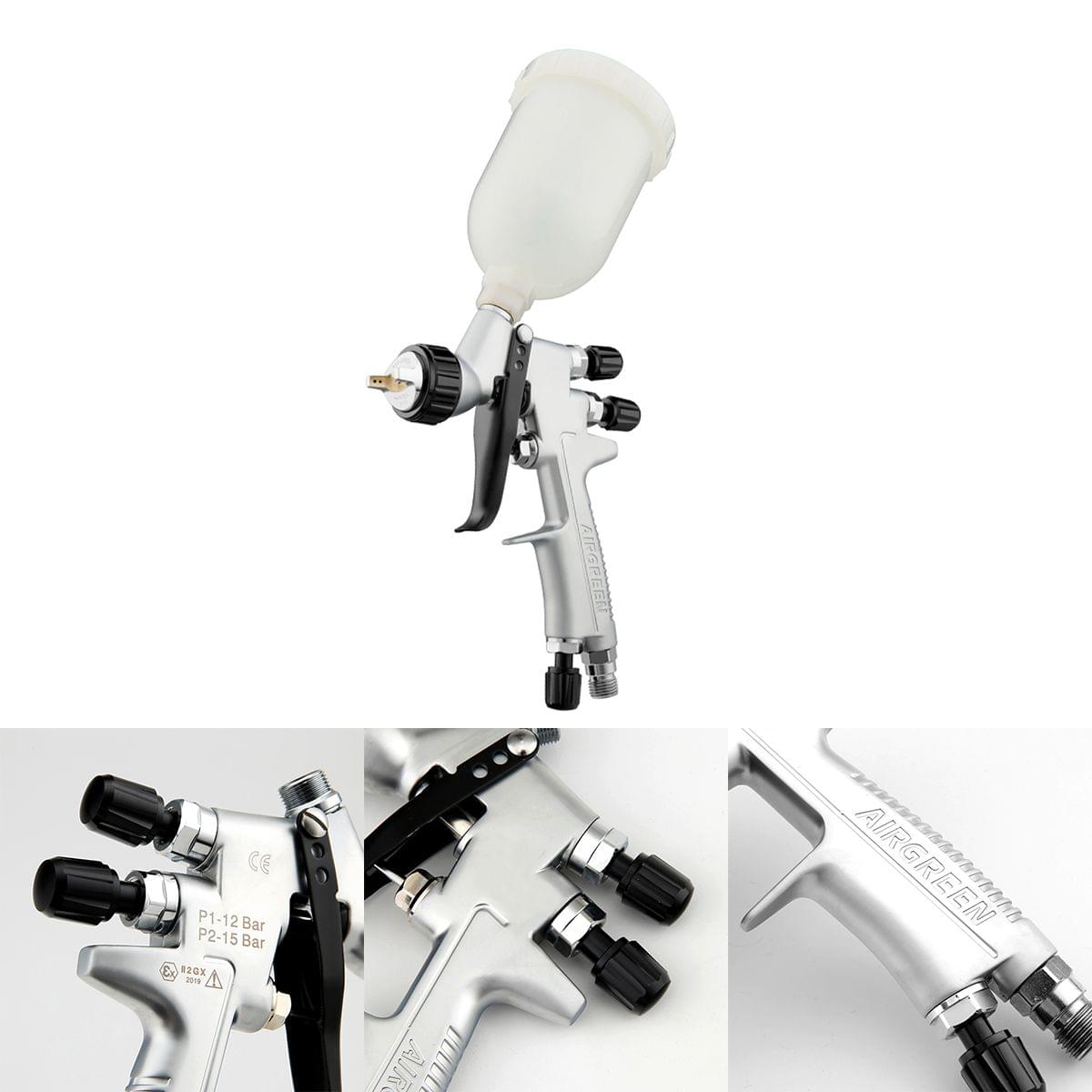 1.0mm HVLP Air Mini Gelcoat Spray Gun Painting  for Cars,