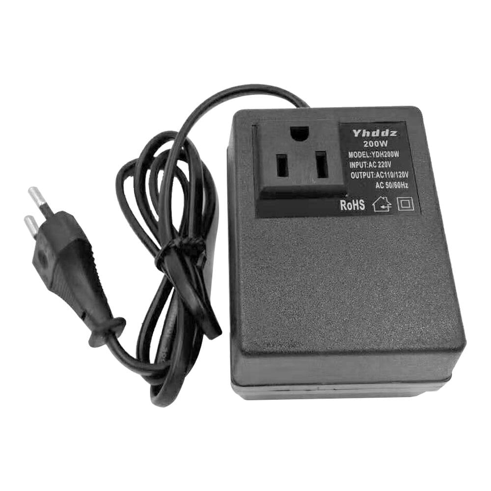 Intelligent Efficient Household 200W AC 220V To 110V Step - EU Plug