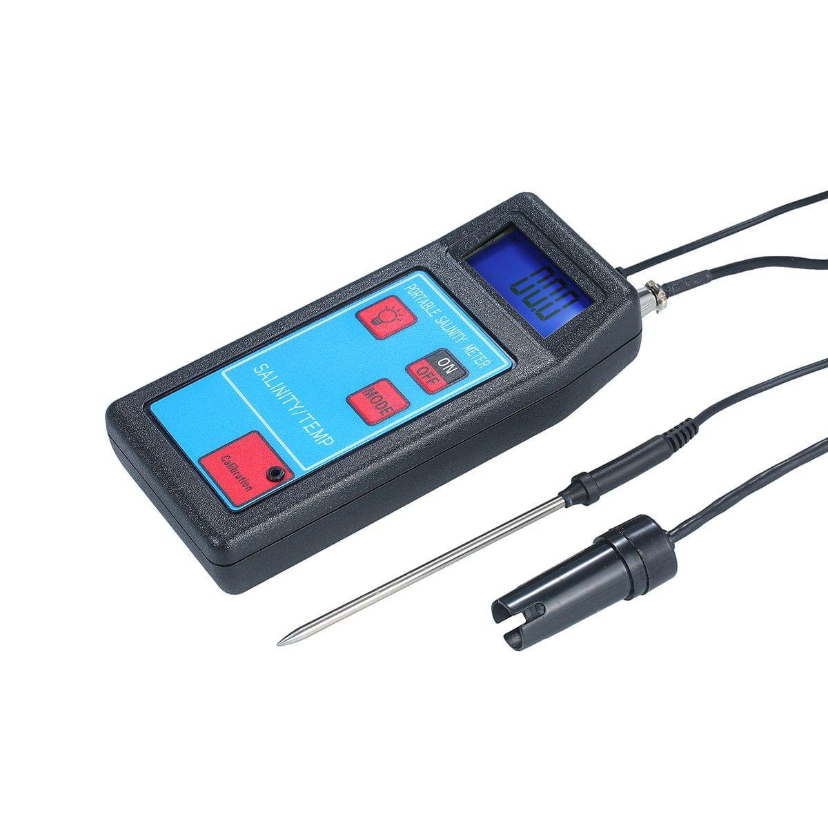 2 in 1 Salinity Meter Temperature Meter ATC Salinometer Salt
