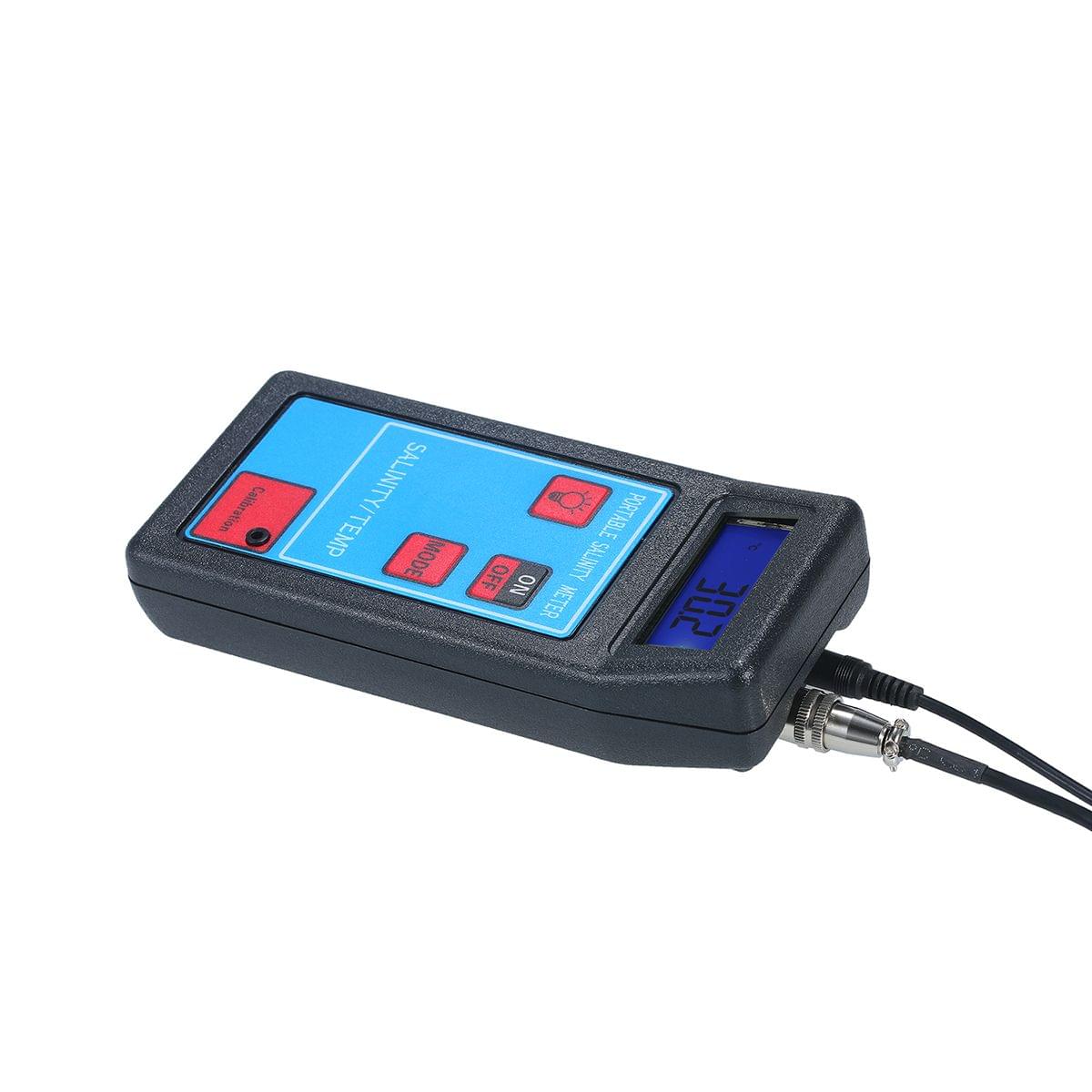 2 in 1 Salinity Meter Temperature Meter ATC Salinometer Salt