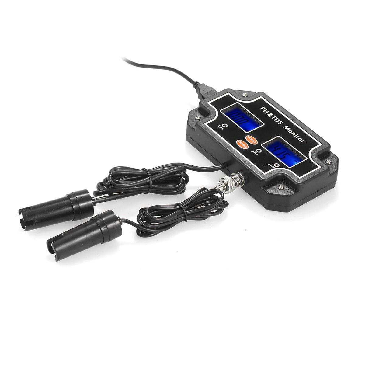 2 in 1 Water Quality Tester pH/TDS Meter Waterproof Double - UK Plug