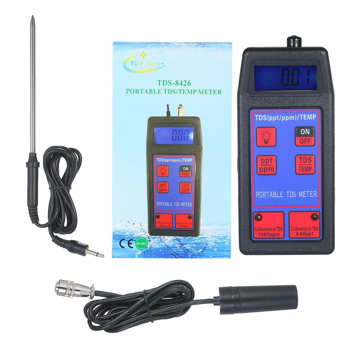 2 in 1 Water Quality Tester TDS/Temperature Meter Waterproof