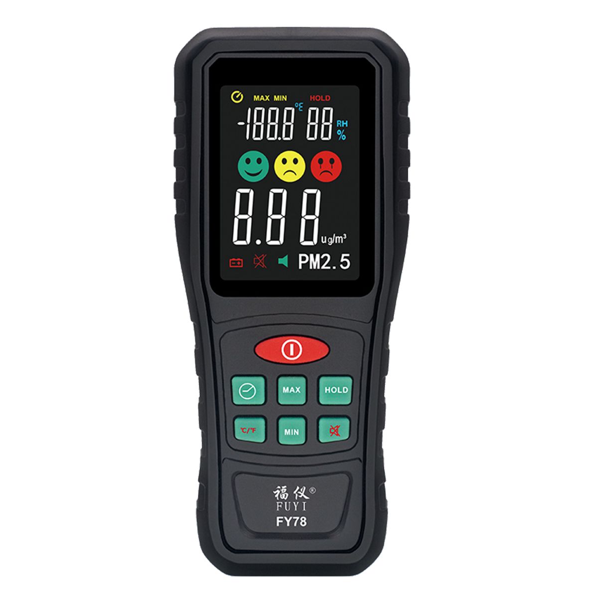FUYI PM2.5 Temperature Humidity Air Quality Tester Portable
