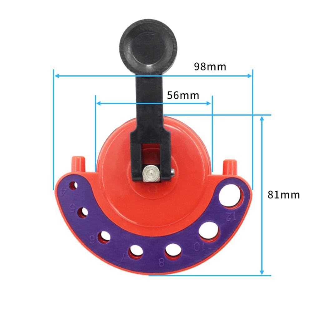 Drill Bit Guide Tile Glass Ceramic Openings Locator Pocket