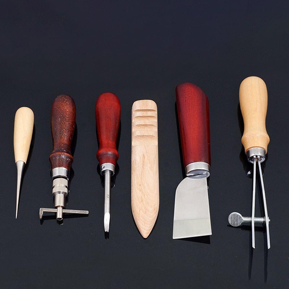 Professional 59pcs Leather Craft Tools Kit Hand Leathercraft