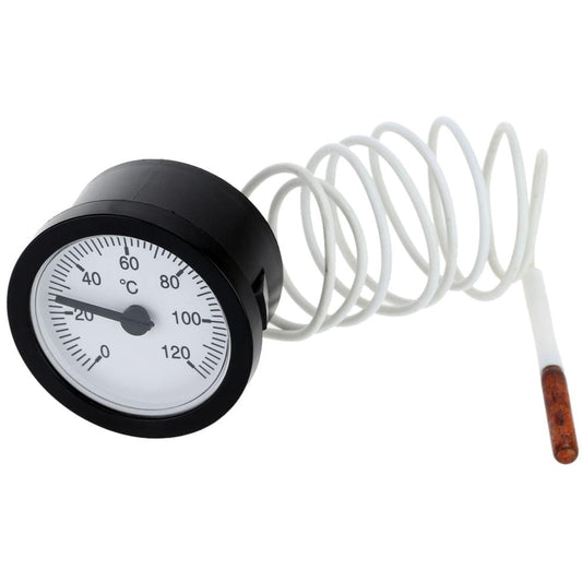 Dial Thermometer Capillary Temperature Gauge with 1.5m
