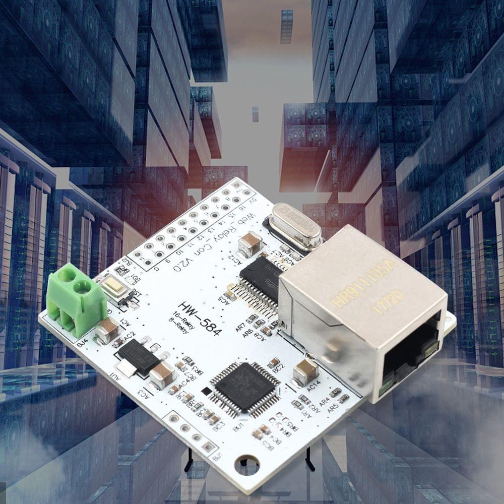 8 Channel Ethernet Network Module Controller Switch 5V