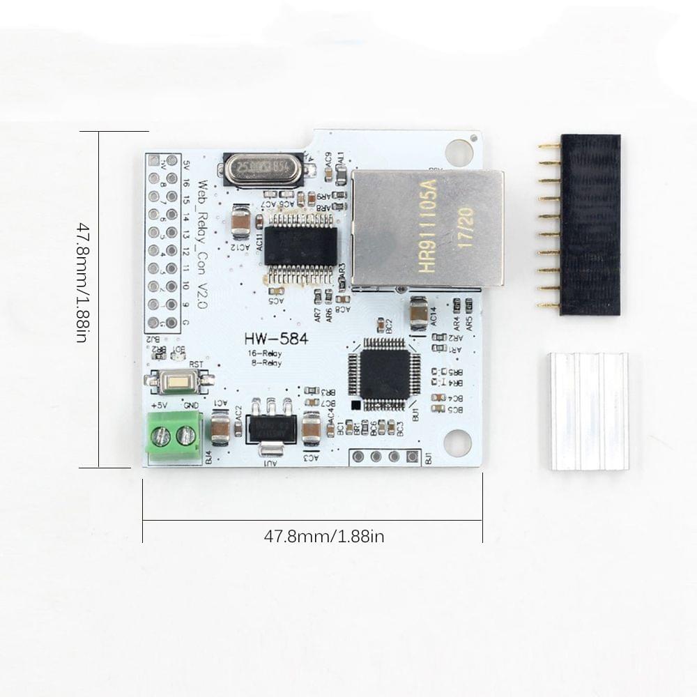 8 Channel Ethernet Network Module Controller Switch 5V