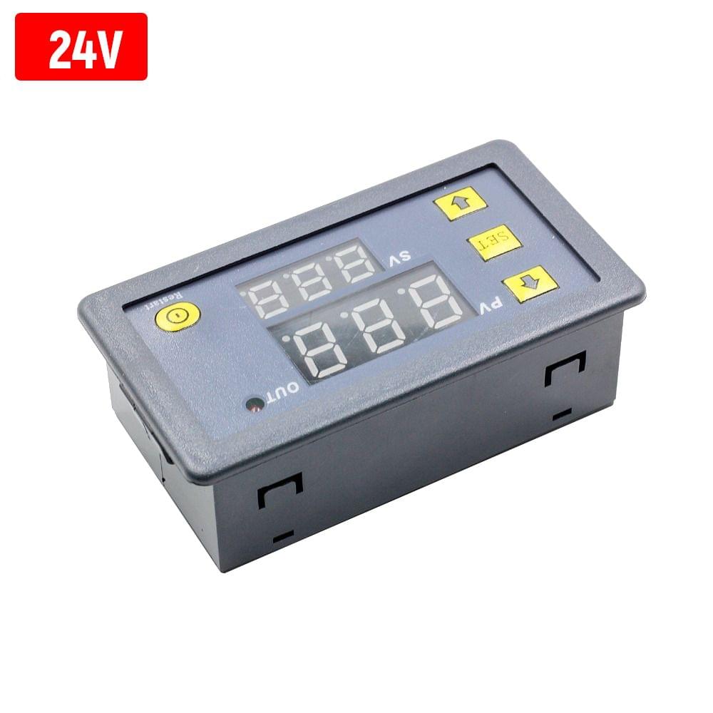 DC 24V Time Relay Module Programmable Digital Time Cycle - 24V