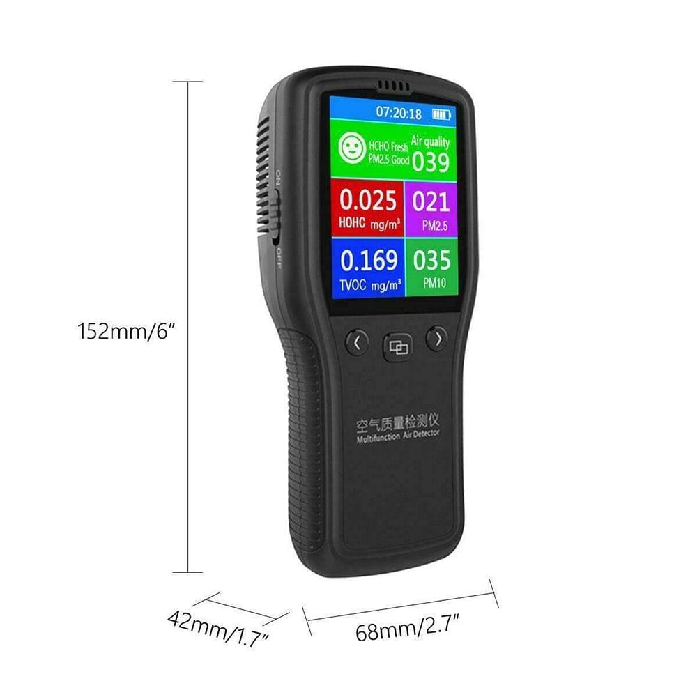8 in 1 Detector Air Quality Monitor PM2.5 PM10 Formaldehyde