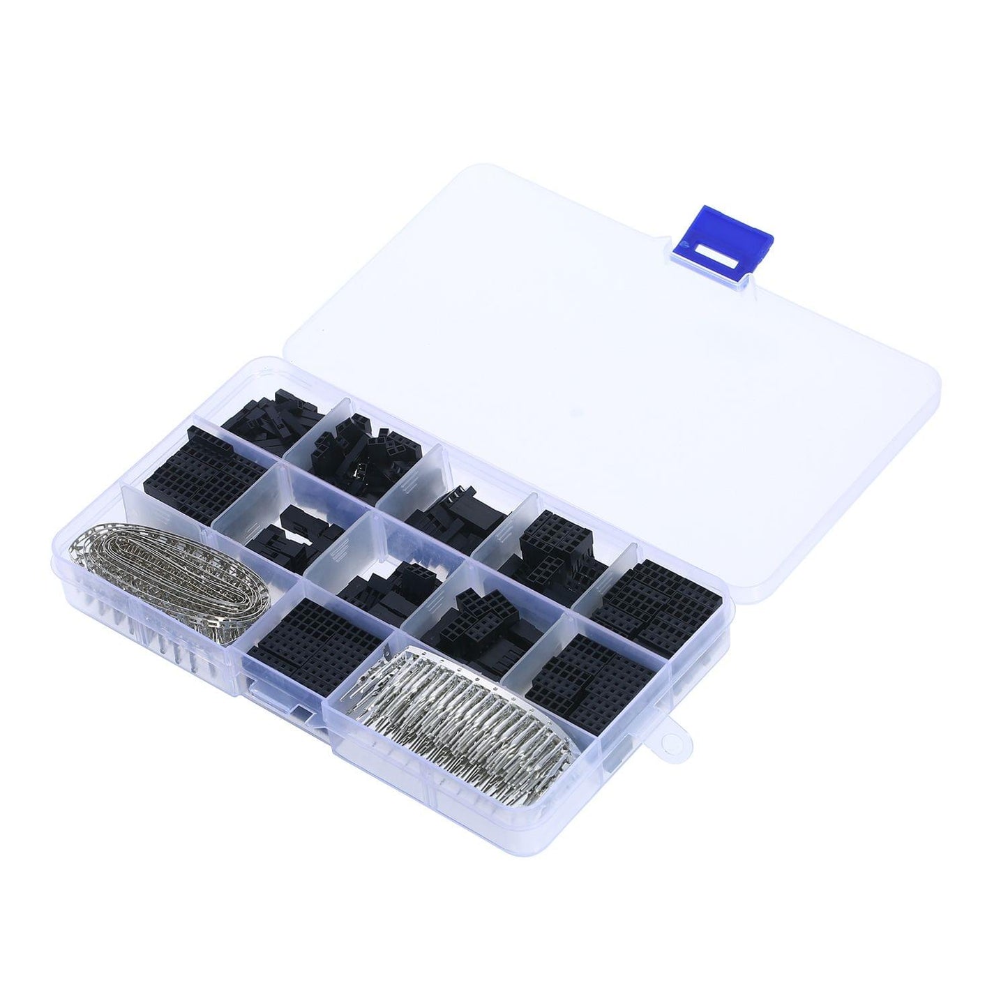620Pcs 2.54mm Jumper Wire Pin Header Connector Housing Kit