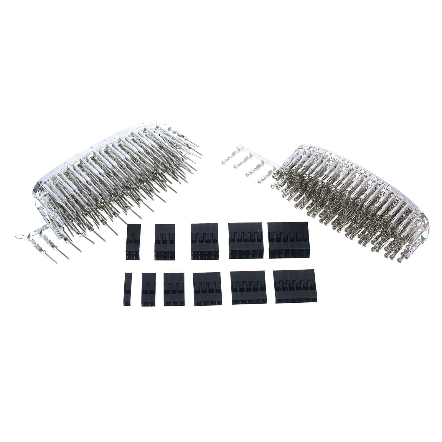 620Pcs 2.54mm Jumper Wire Pin Header Connector Housing Kit