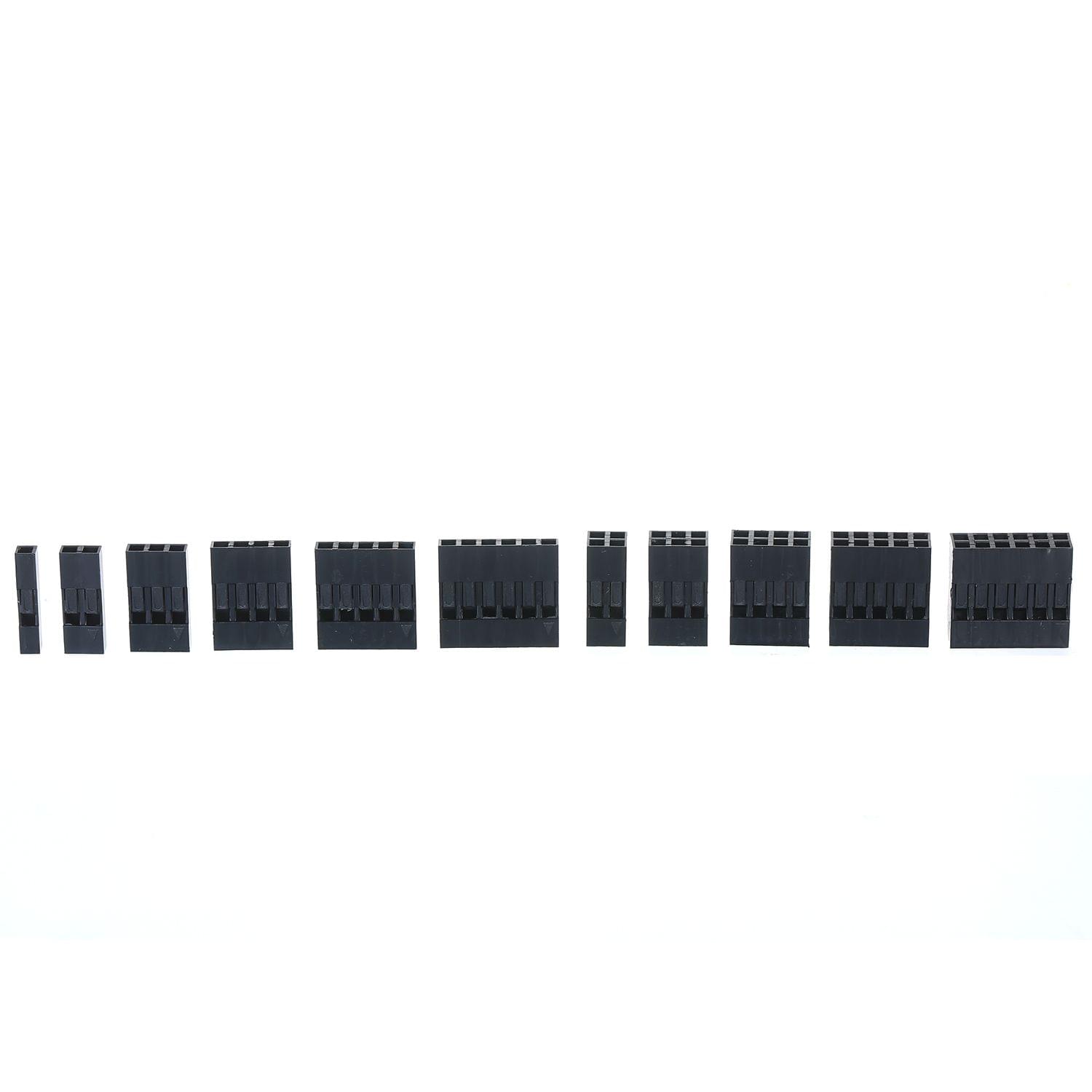 620Pcs 2.54mm Jumper Wire Pin Header Connector Housing Kit