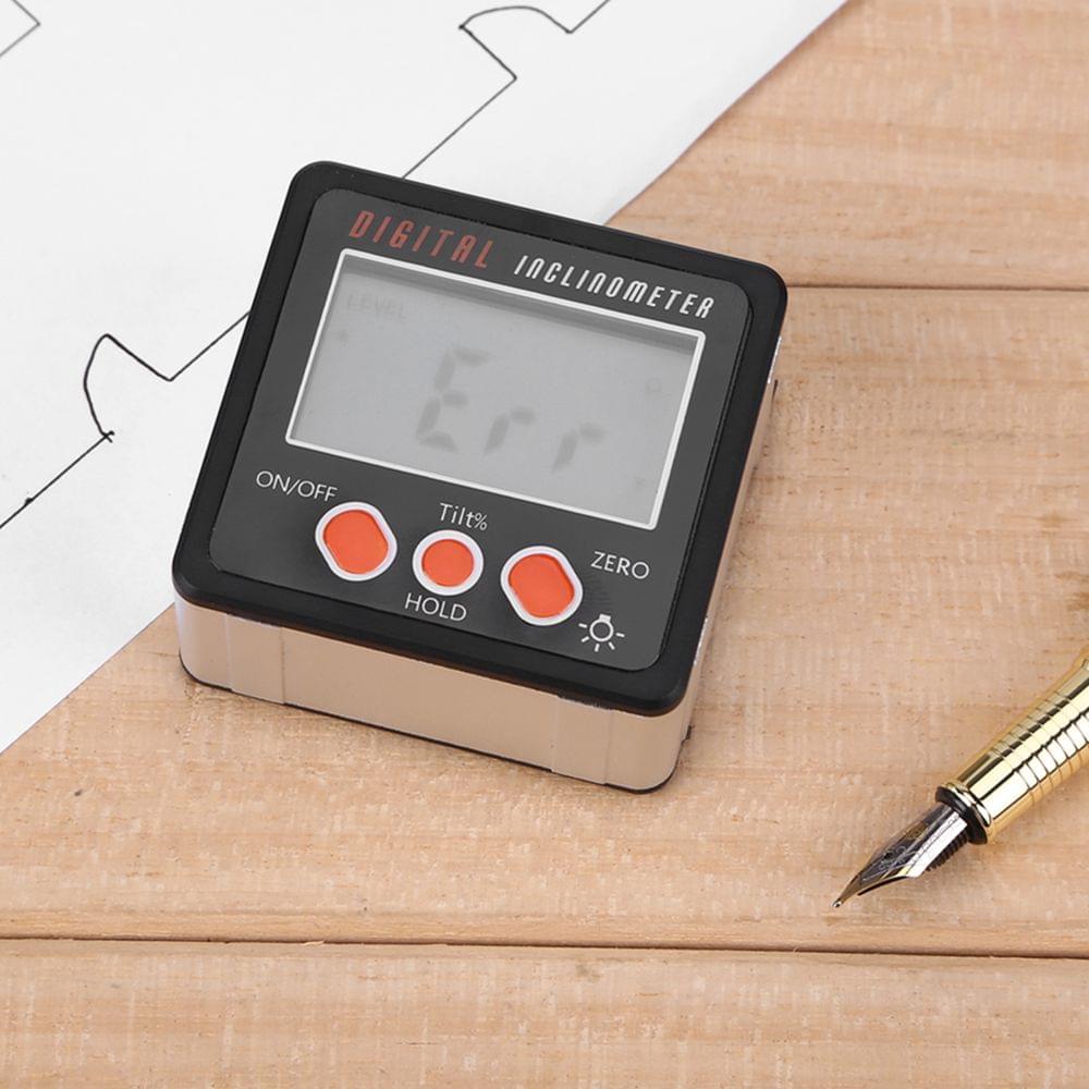 Multifunctional Mini Backlight Digital Display Protractor