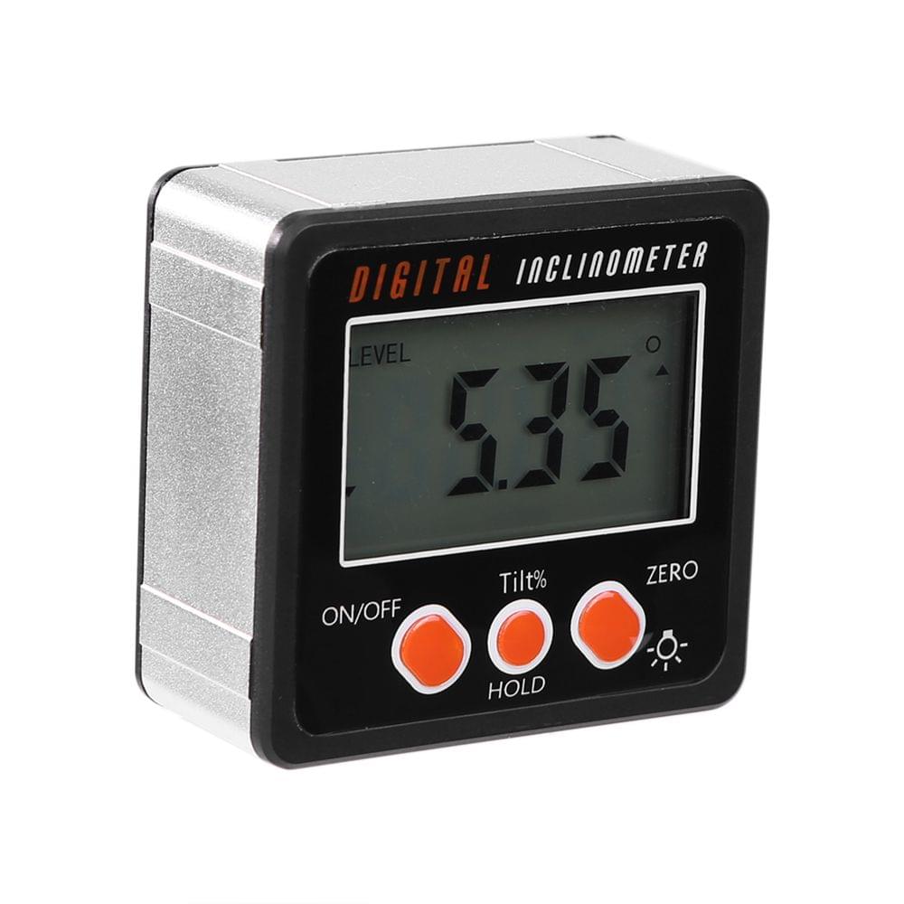 Multifunctional Mini Backlight Digital Display Protractor