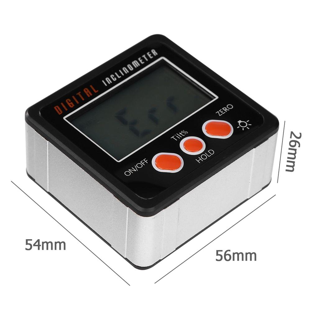 Multifunctional Mini Backlight Digital Display Protractor
