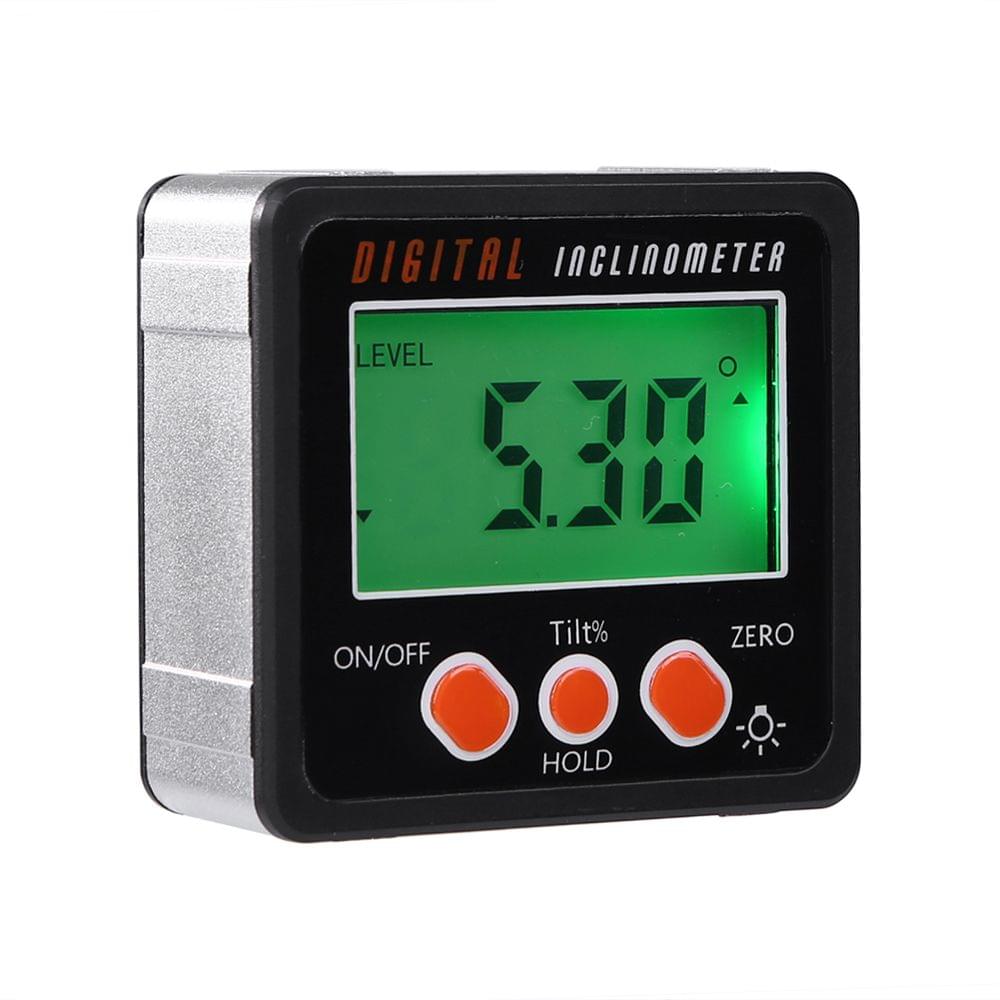Multifunctional Mini Backlight Digital Display Protractor