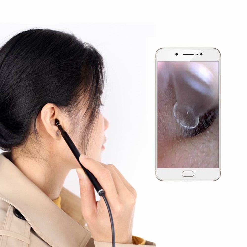 3-in-1 Visual Earpick Otoscope Endoscope with 5.5mm Camera