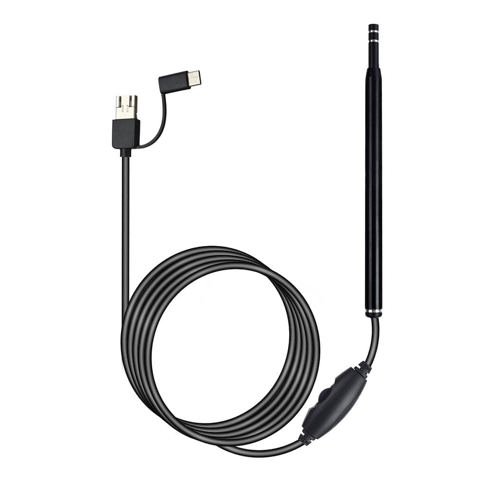3-in-1 Visual Earpick Otoscope Endoscope with 5.5mm Camera