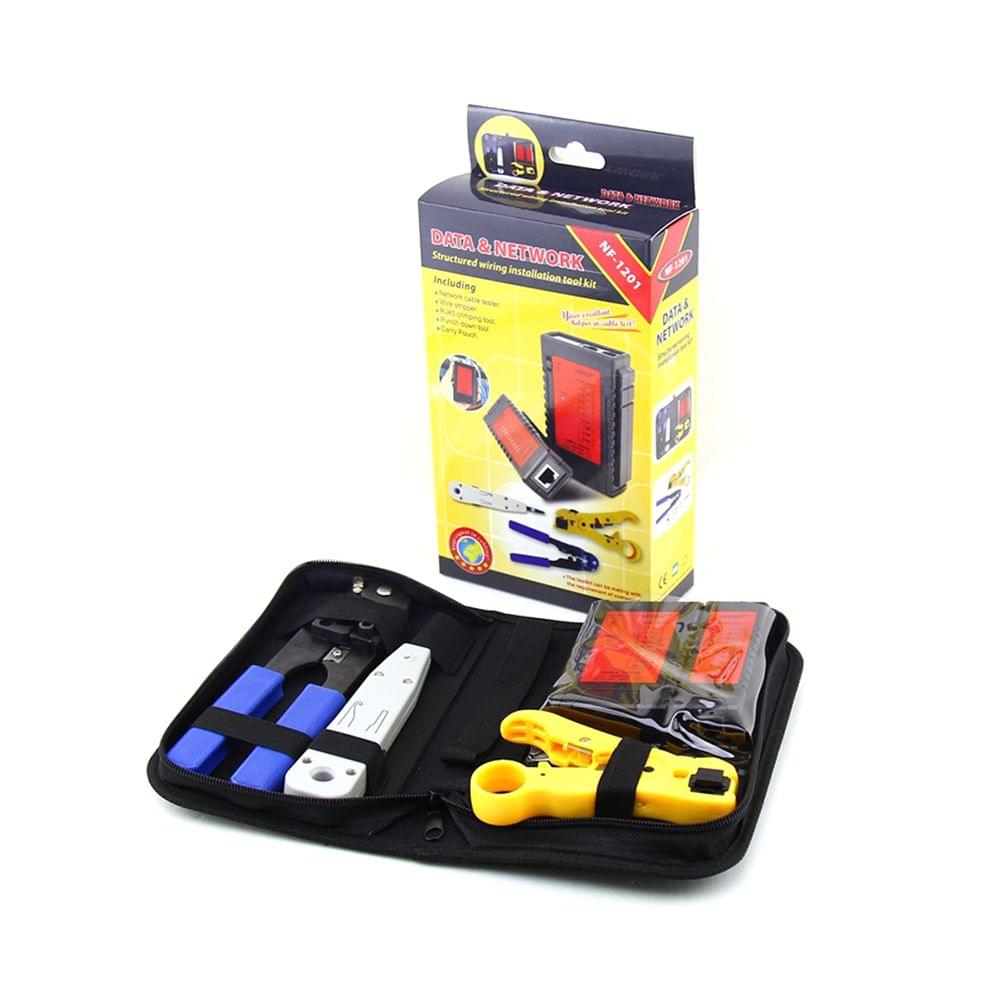 4 in 1 Network Cable Tester Set LAN Tester RJ11 Measurable