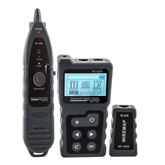 Multi-functional LCD Network Cable Tester Wire Tracker PoE