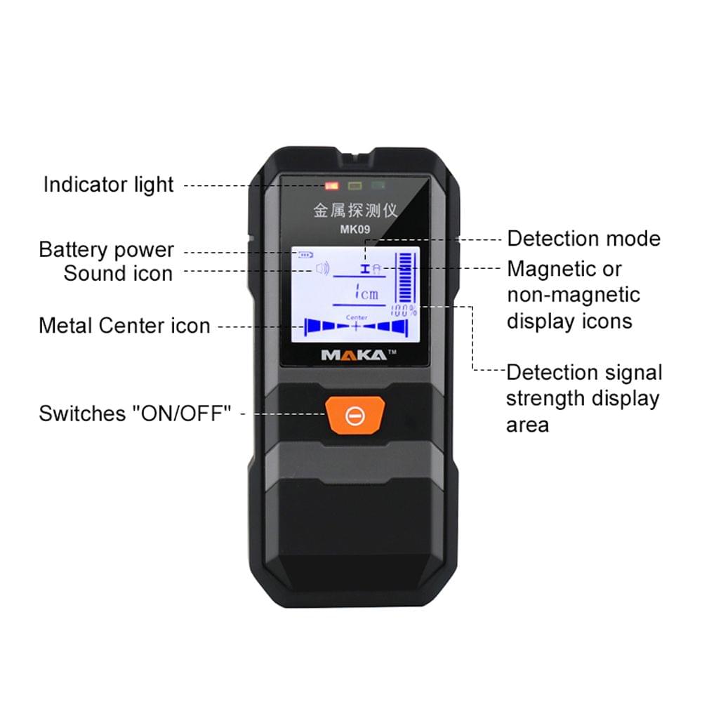 Uniqkart MK09 Portable LCD Backlight Display Infrared Metal