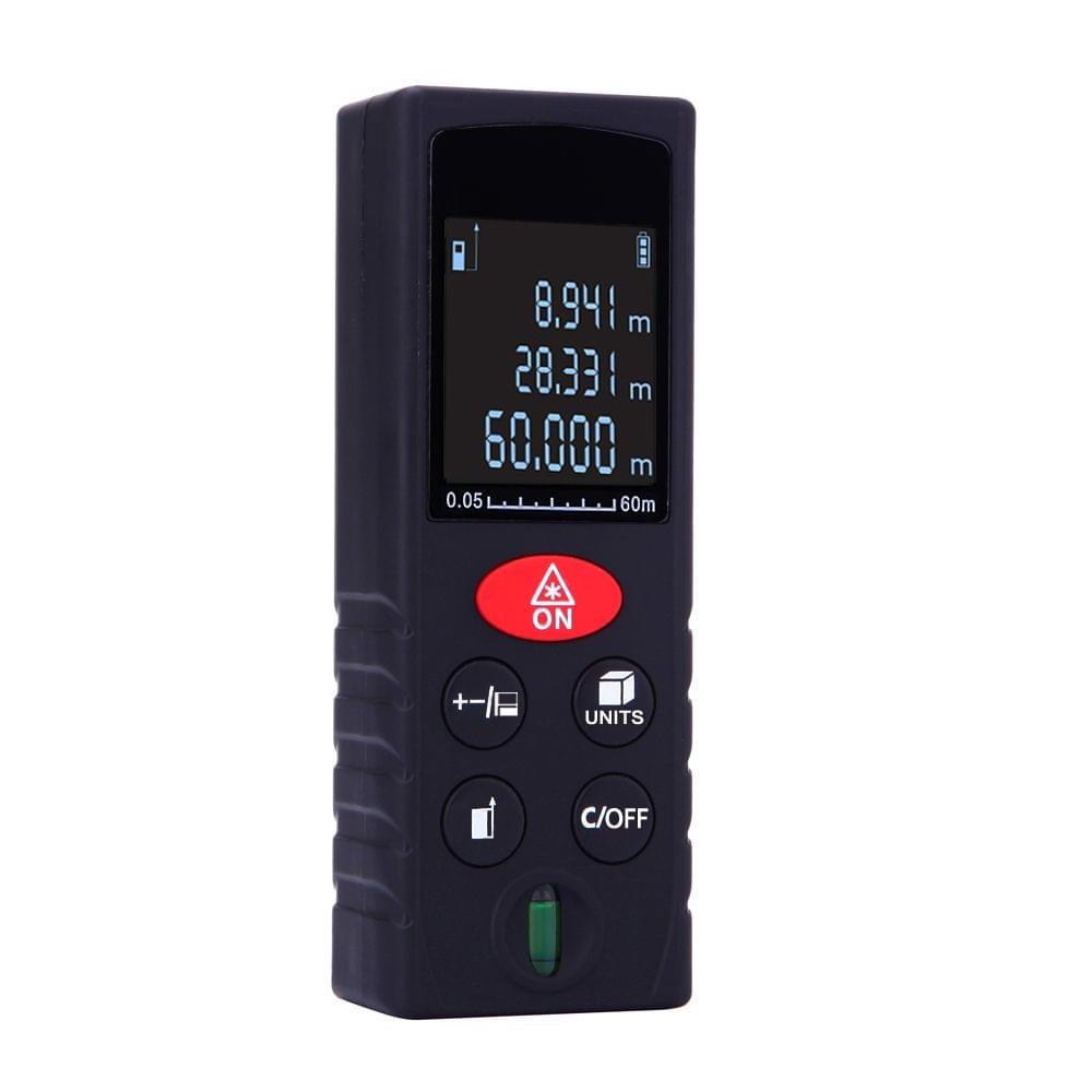 60m/197ft Mini Handheld Digital Laser Distance Meter High - 60 m