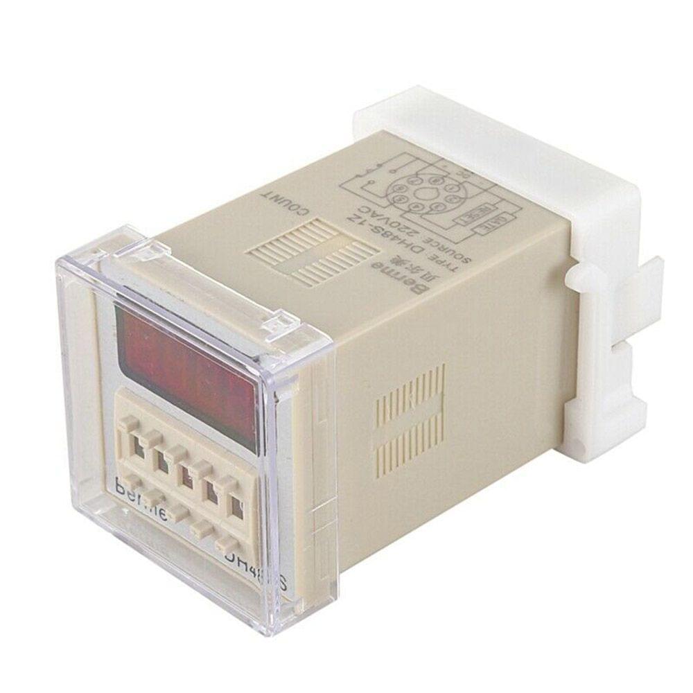 DH48S-1Z Programmable Digital Display Time Relay Timer - With bracket