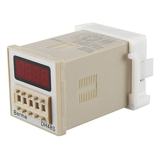 DH48S-1Z Programmable Digital Display Time Relay Timer - With bracket