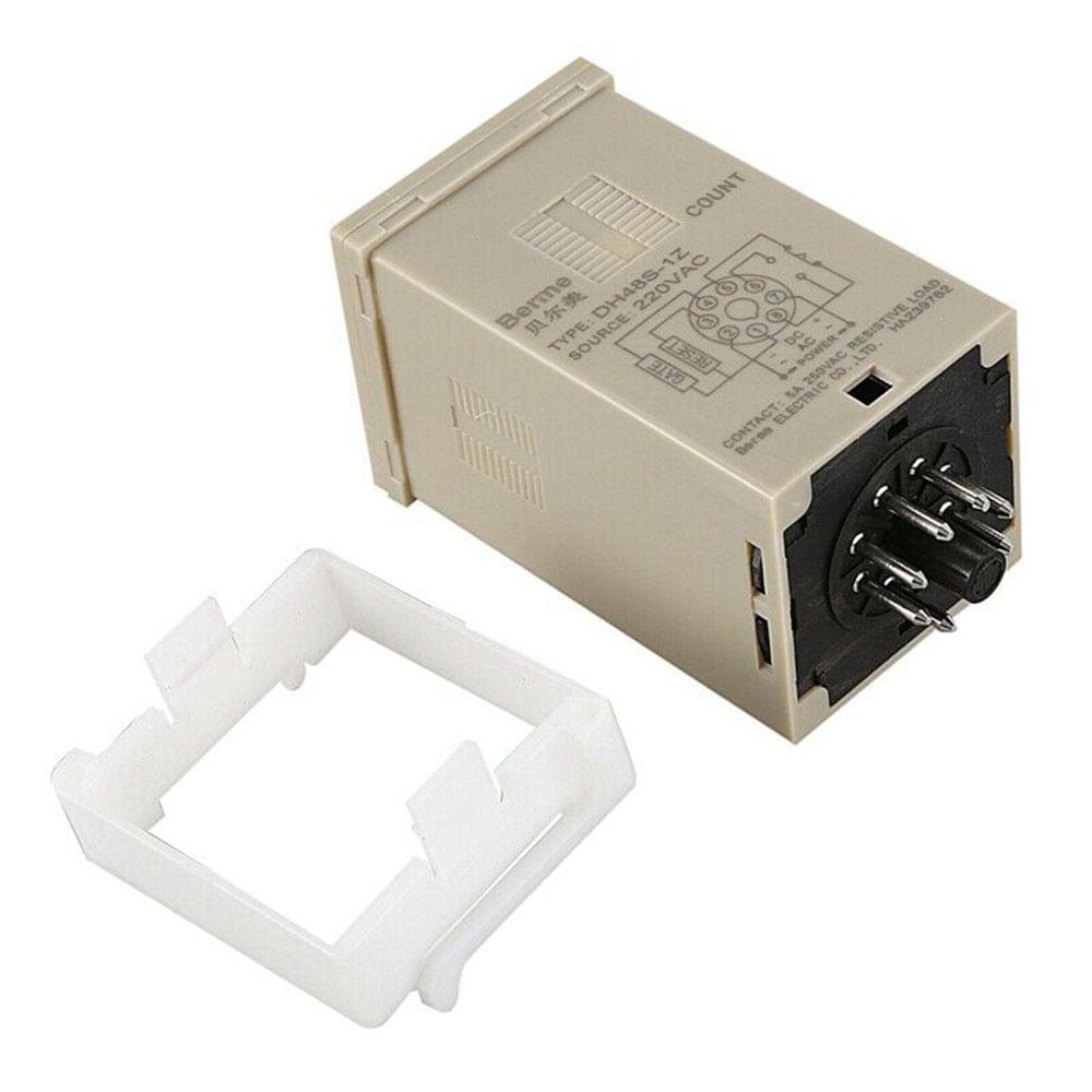 DH48S-1Z Programmable Digital Display Time Relay Timer - With bracket