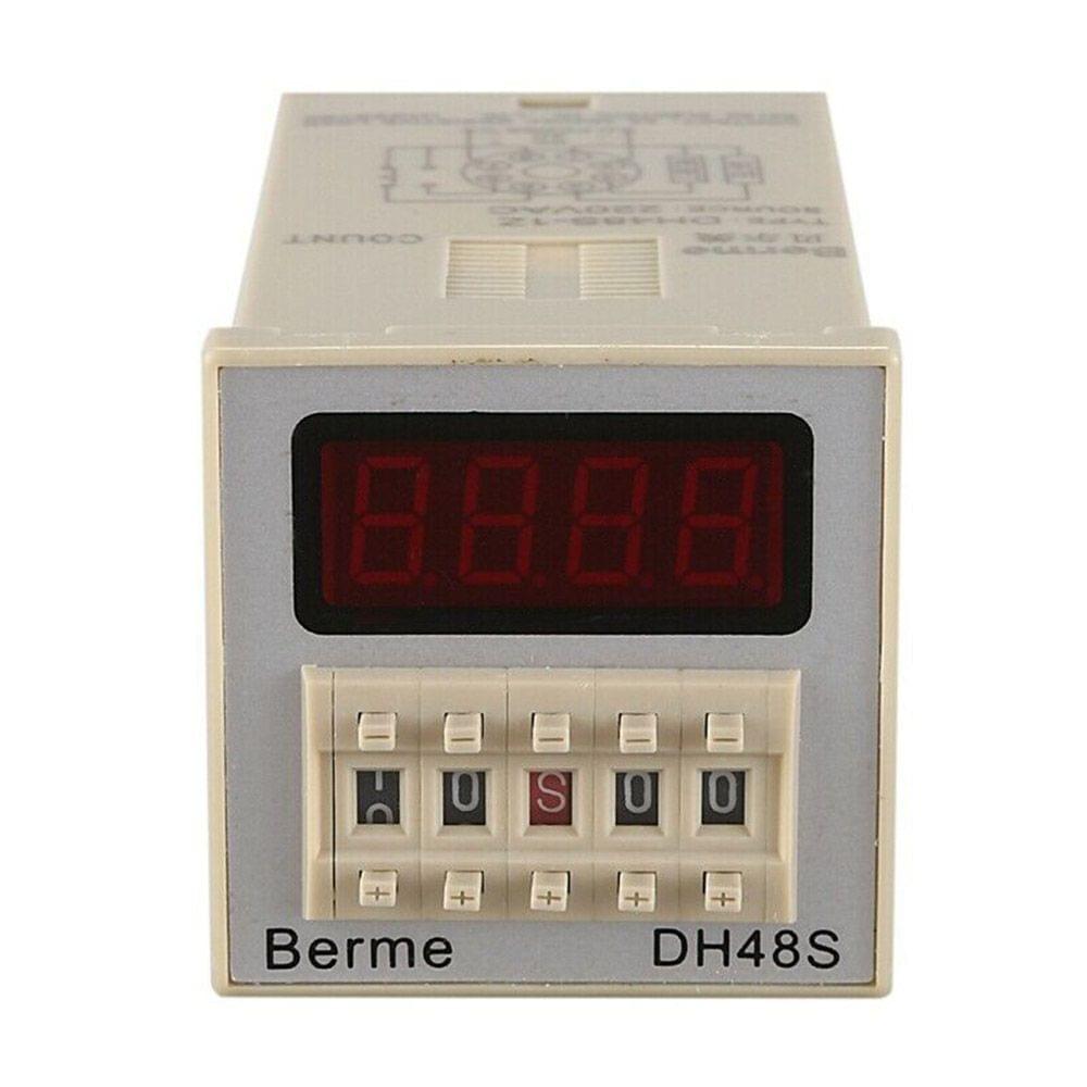 DH48S-1Z Programmable Digital Display Time Relay Timer - With bracket