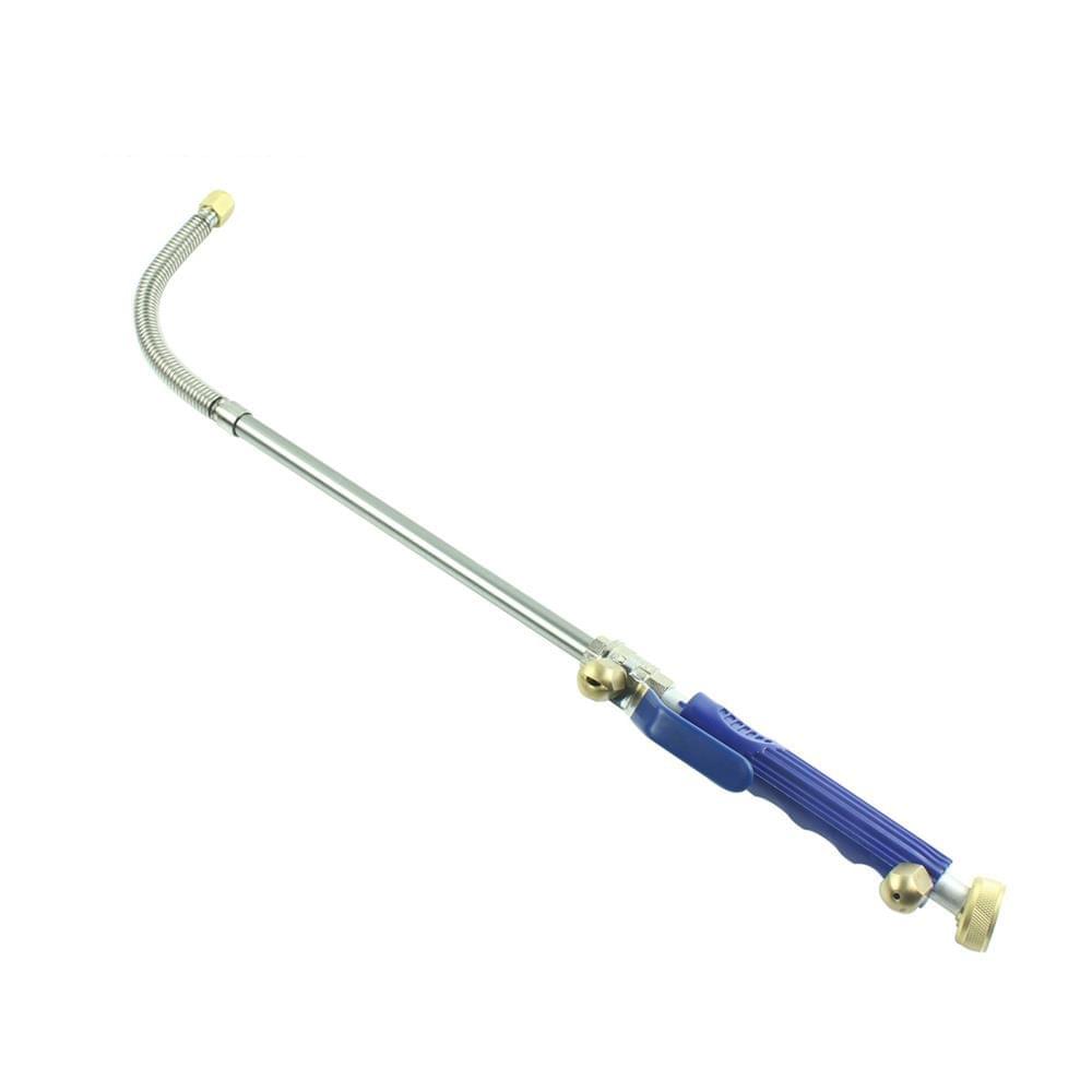High Pressure Power Washer Spray Nozzle Water Hose Wands - Blue & Silver