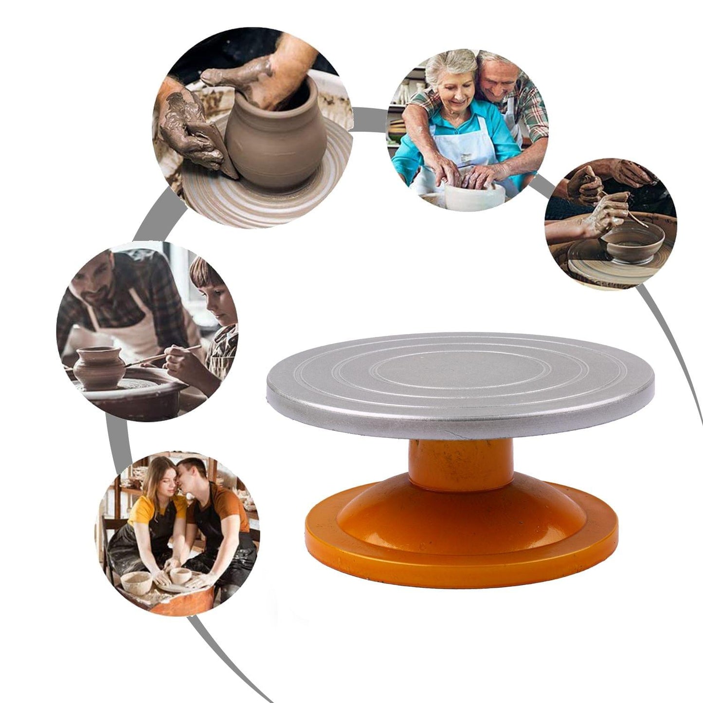 Art Supply 10in Diameter Sculpting Wheel Mini Clay Making - 25cm