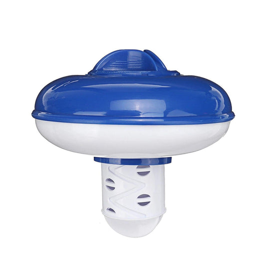 Floating Tablet Spa Chemical Dispenser Floating Pool - Blue & White