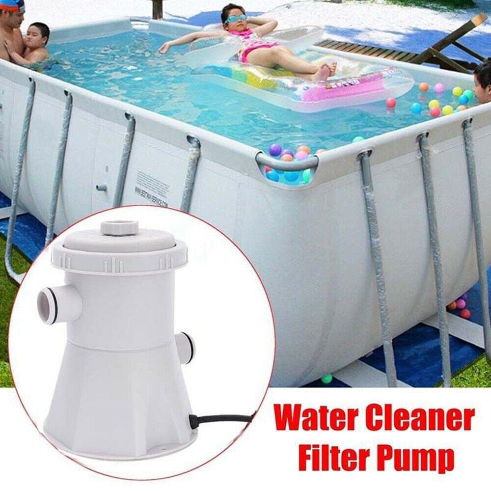 Swimming Pool Electric Filter Pump Water Cleaning Tool Above - EU Plug