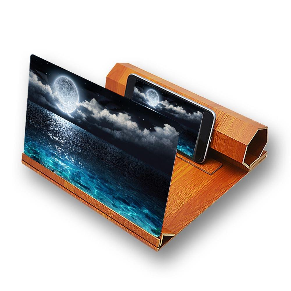 Multifunctional 12in Lightweight Wooden High Definition - walnut